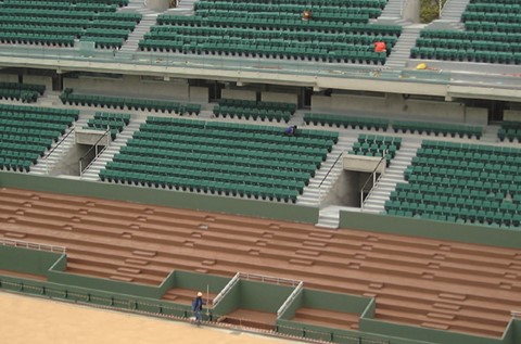 Una mayor pista de tenis para Roland Garros