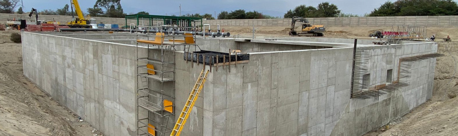 Planta potabilizadora de agua en Ica, Perú