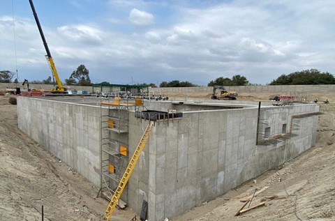 Planta potabilizadora de agua en Ica, Perú